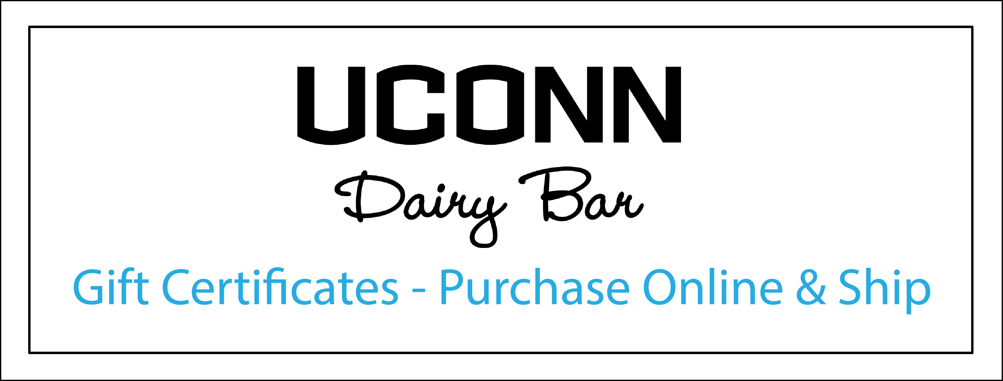 Dairy Bar gift certificates